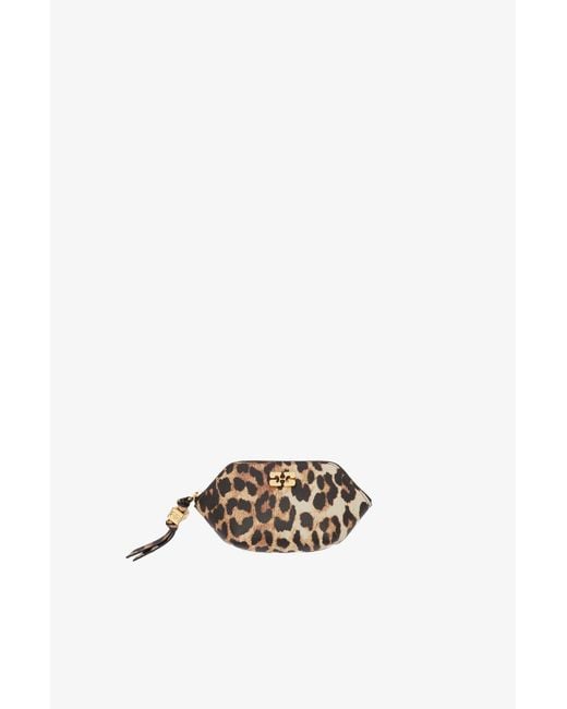 Ganni White Bou Coin Purse