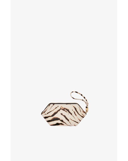 Ganni White Bou Make-Up Pouch