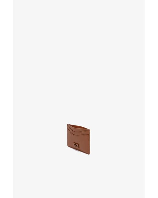 Ganni White Bou Card Holder