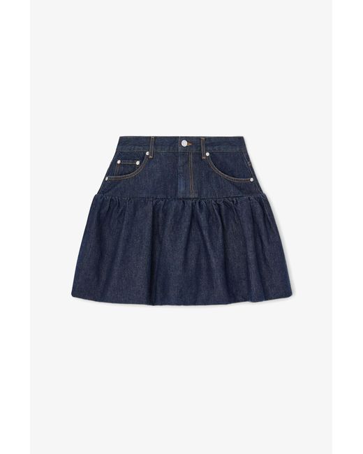 Ganni Blue Skirt
