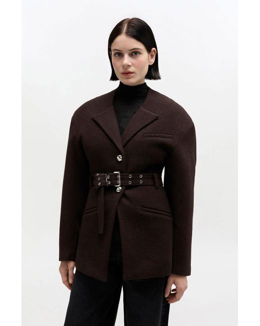 Ganni Black Wool Jacket