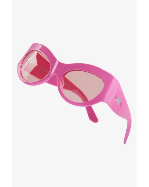 Ganni Pink X Ace & Tate Trixie Sunglasses