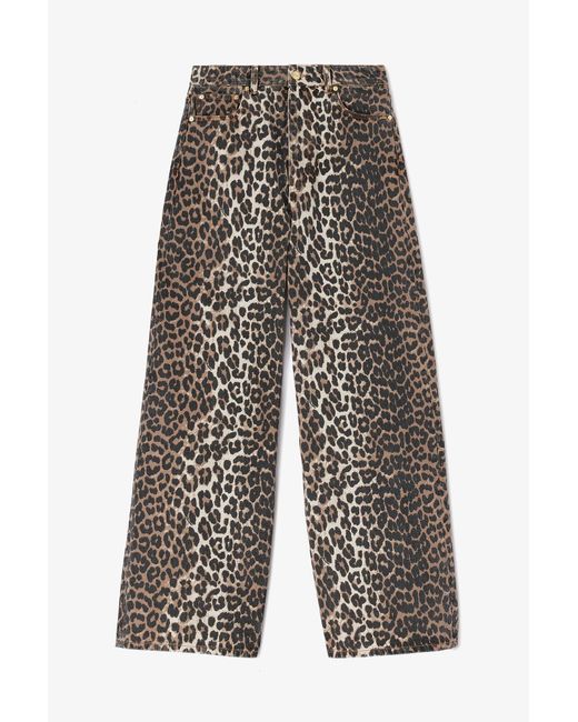 Ganni Red Lari Jeans