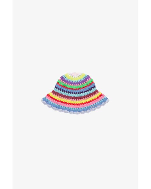 Ganni Blue Bucket Hat