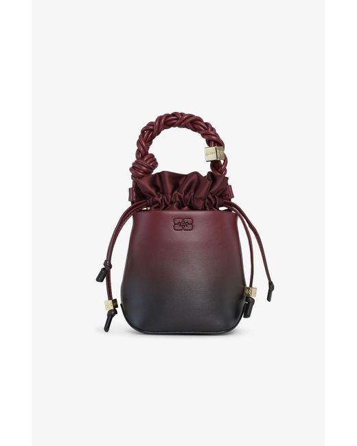Sac Seau Dégradé Rouge Bou En Ganni en coloris Red