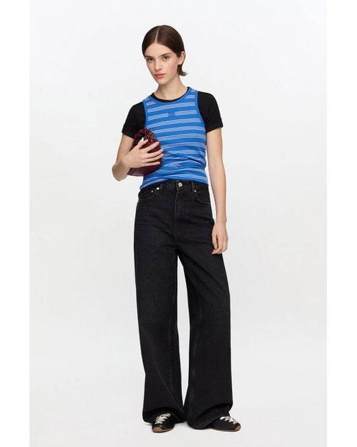 Ganni Blue Lari Jeans