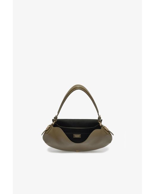 Ganni Green B-Kat Bag In