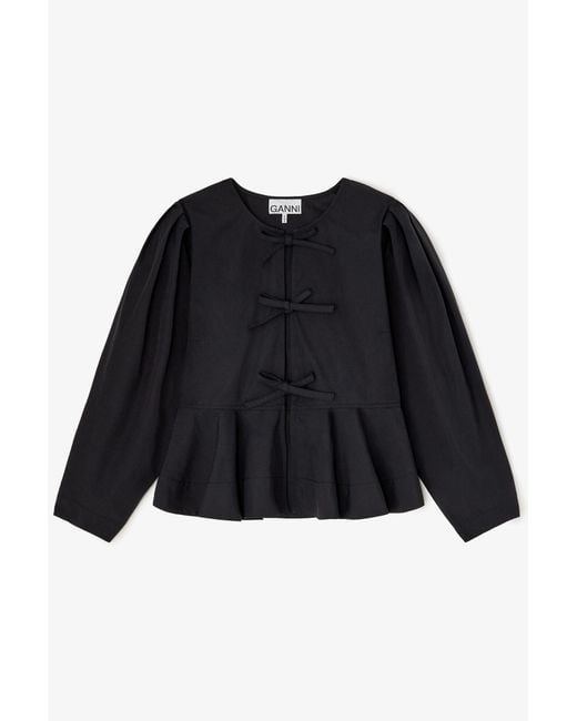 Ganni Blue Blouse