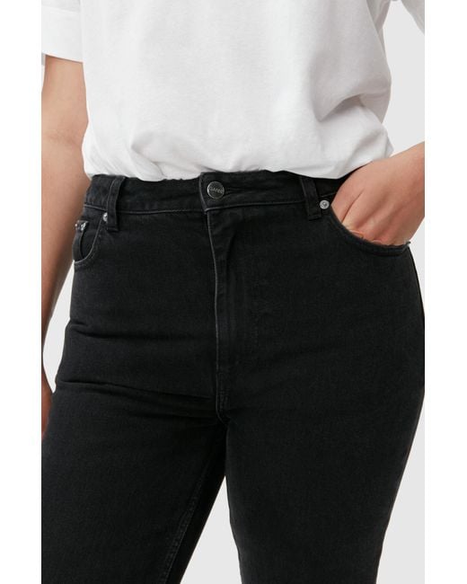 Ganni Black Betzy Cropped Jeans