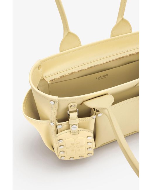 Ganni Metallic Small Posy Bag In