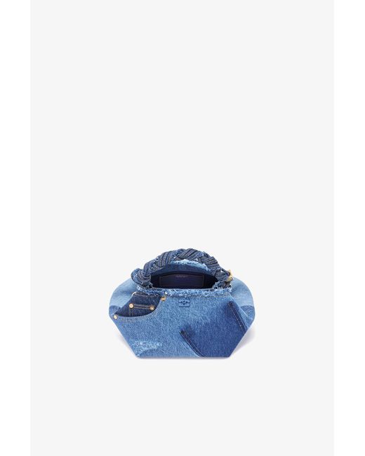 Ganni Blue Small Bou Bag