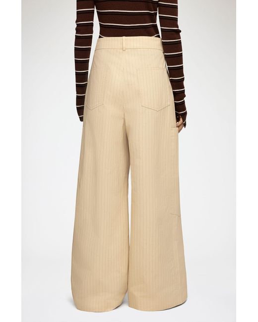 Ganni Natural Trousers