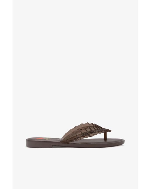 Ganni White Melissa Flip Flop