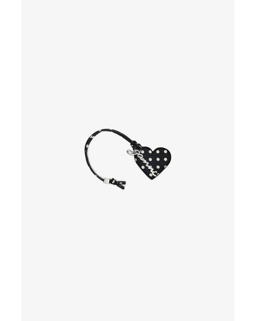 Ganni Blue Heart Mirror With Dots