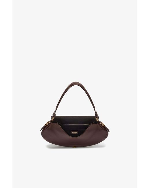 Ganni White B-Kat Bag In