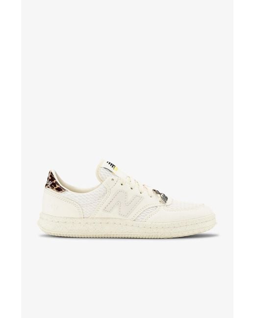Ganni White X New Balance T500 Sneakers