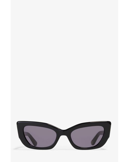 Ganni White X Ace & Tate twiggy Sunglasses