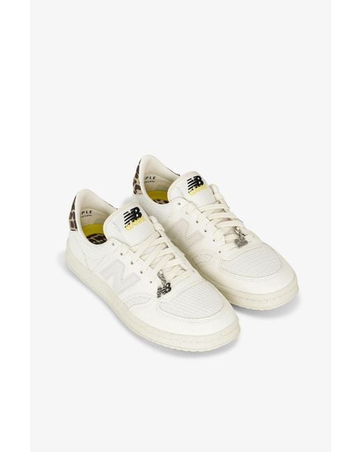 Ganni White X New Balance T500 Sneakers