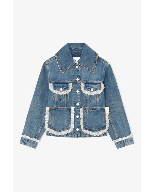 Ganni Blue Jacket