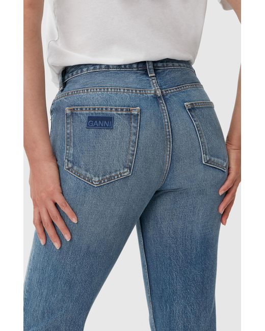 Ganni Blue Swigy Jeans