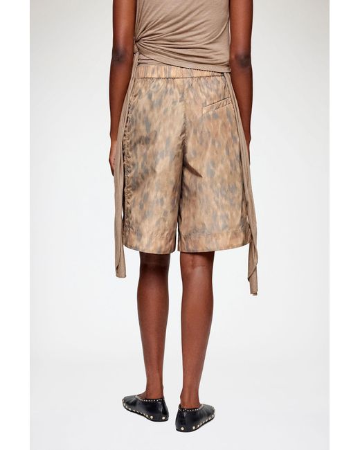 Ganni Natural Shorts