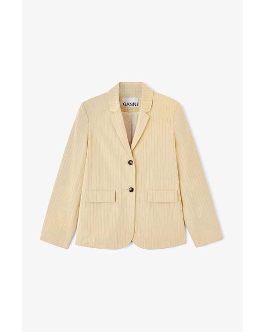 Ganni Natural Blazer