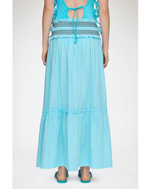Ganni Blue Convertible Skirt
