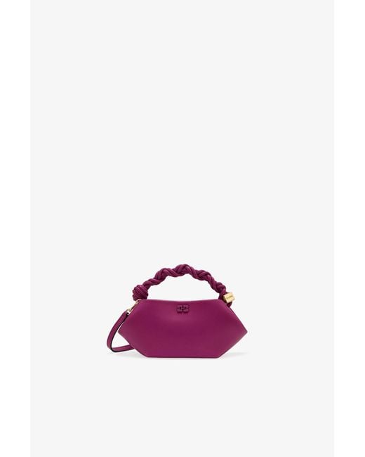 Ganni Purple Mini Bou Bag