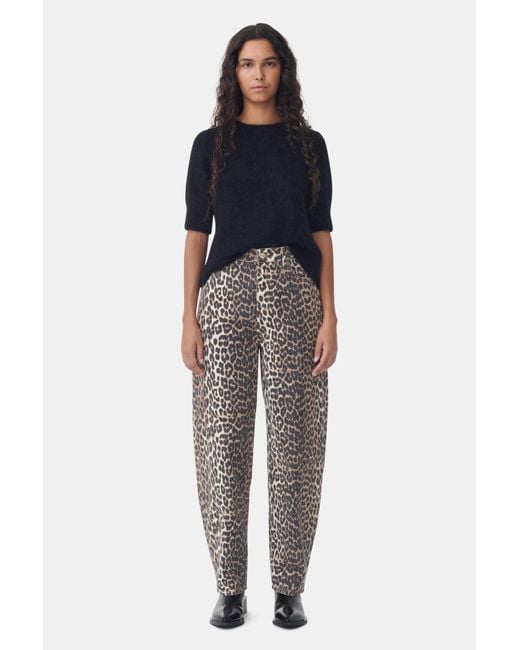 Ganni Multicolor Denim Stary Jeans