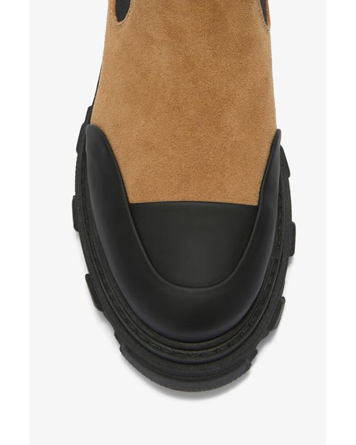 Ganni Black Low Chelsea Boots