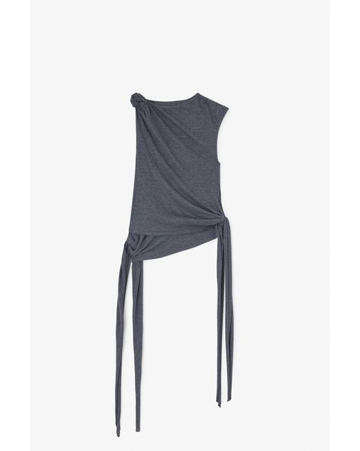 Ganni Blue Top