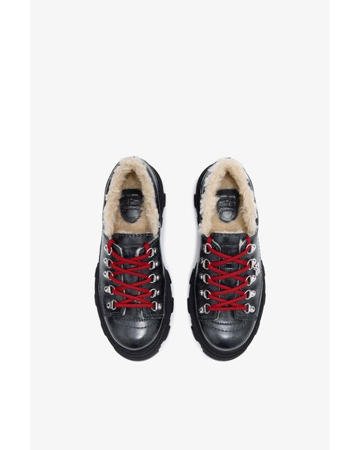 Ganni Black Cleated Derbies
