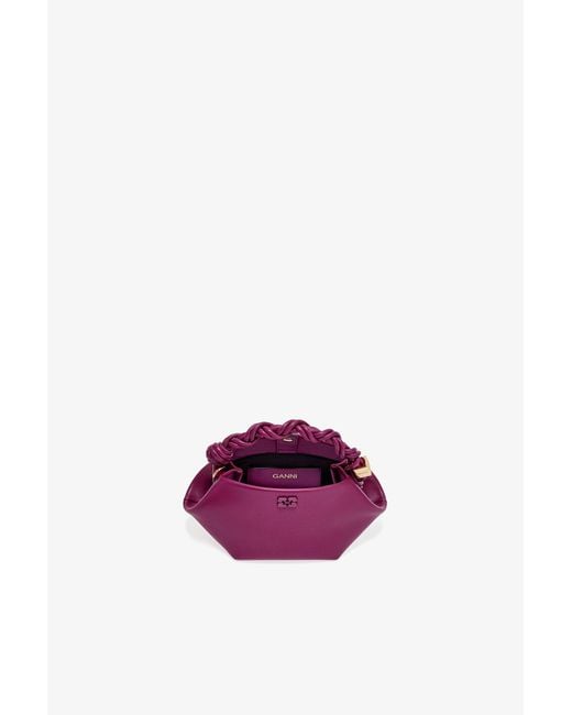 Ganni Purple Mini Bou Bag