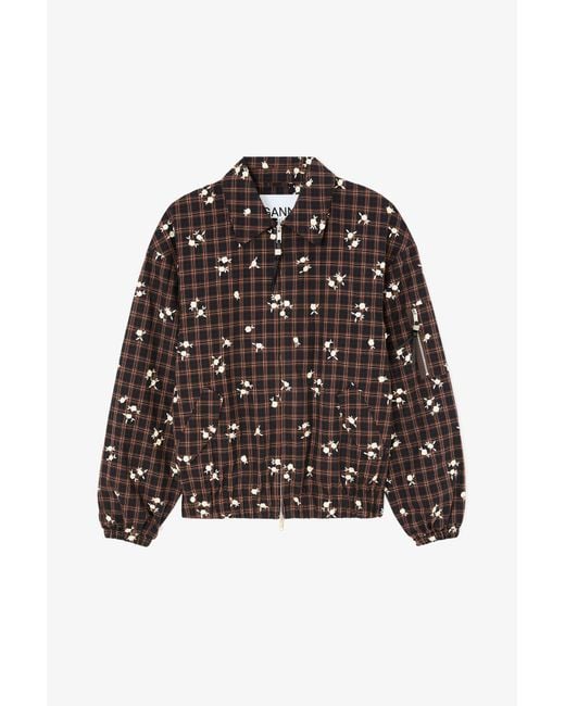 Ganni Brown Bomber