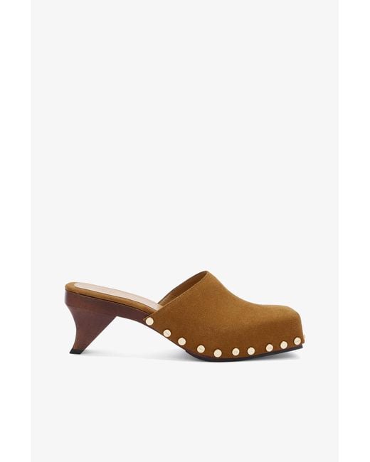Ganni Brown June Sabot Mule In