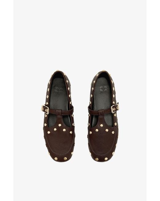 Ganni White Mary Jenny Moccasins