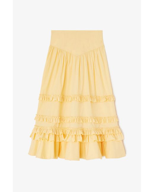 Ganni Metallic Skirt