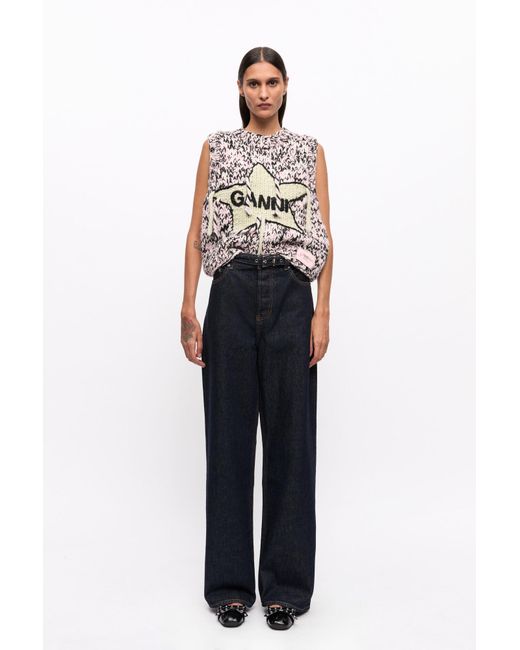 Ganni Blue Dark Izey Jeans