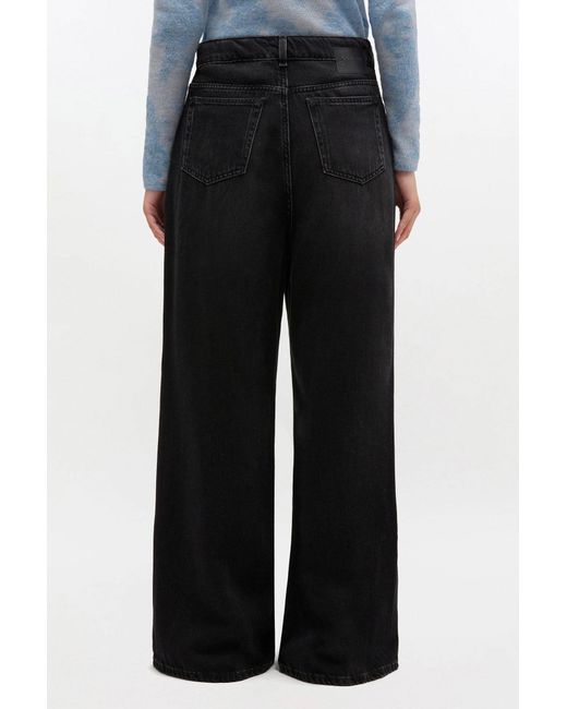 Ganni Black Baggy Jeans