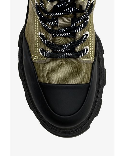 Ganni Green Trail Boots