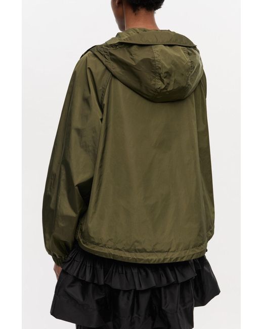 Ganni Green Nylon Jacket