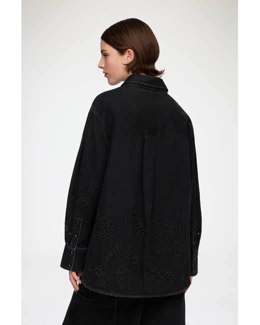 Ganni Black Shirt