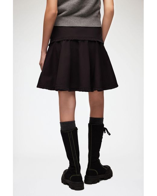 Ganni Black Skirt