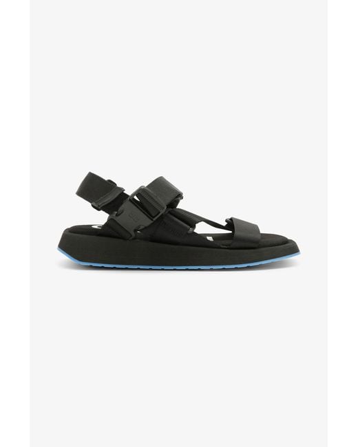 Ganni Black Performance Webbing Sandals