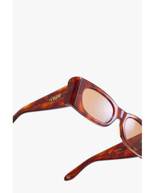 Ganni White X Ace & Tate Kayla Sunglasses