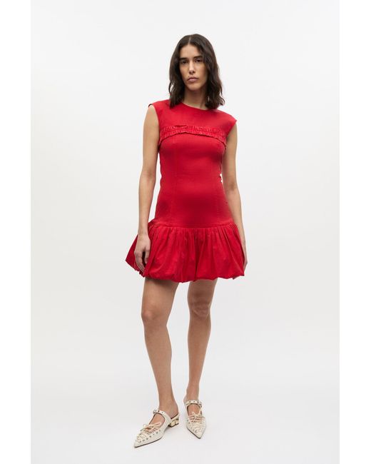 ruched bodycon mini dress Paulette Black Ruched Bodycon Mini Dress main image 0