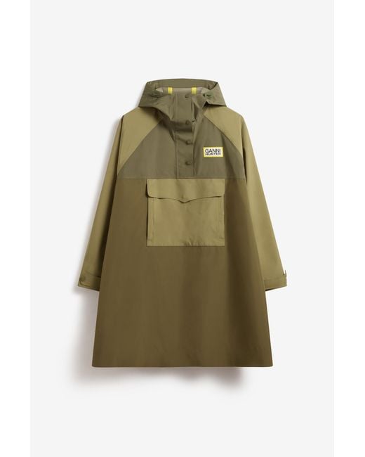Ganni Blue X Hunterponcho