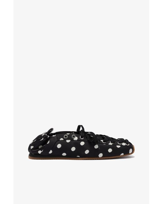 Ganni Black Sporty Ballerina
