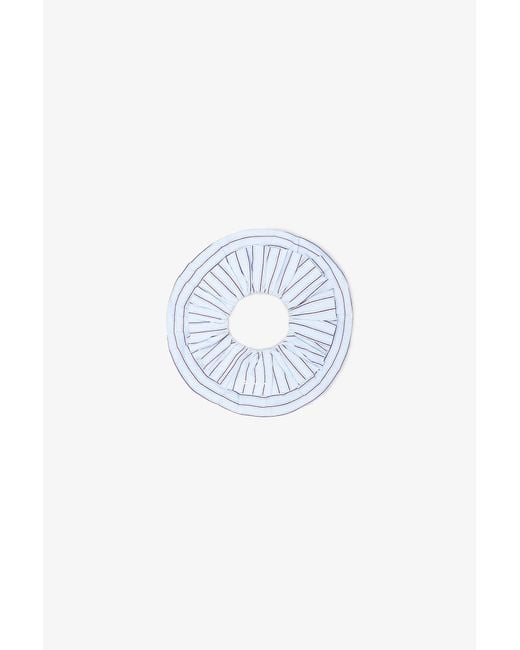 Ganni Blue Stripe Scrunchie