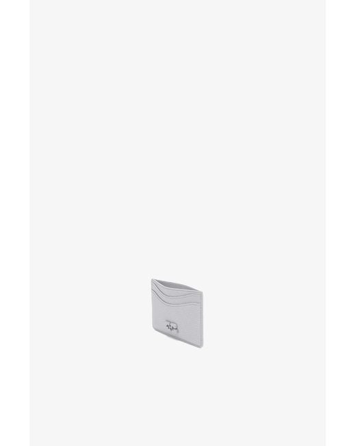 Ganni White Bou Card Holder